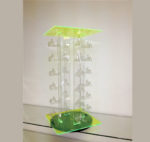Acrylic Rotating Sunglass Holder Green
